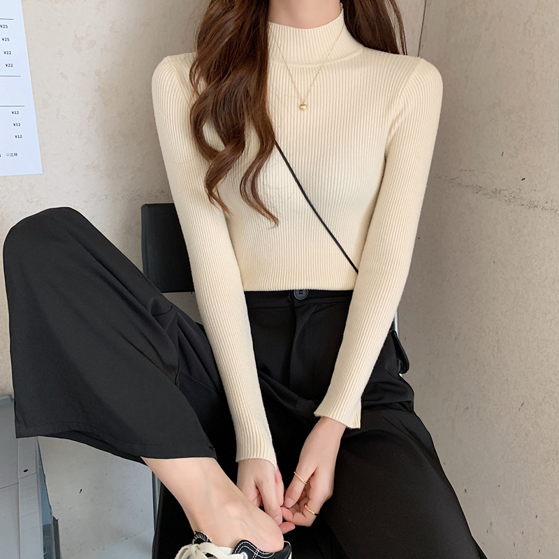 Áo sweater nữ cổ cao 11 màu sắc 3CM | BigBuy360 - bigbuy360.vn