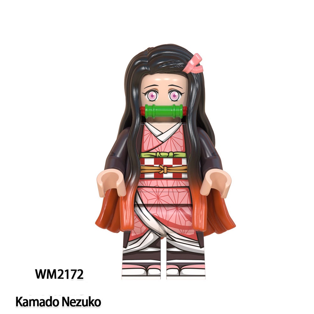 [NEW] Đồ chơi mô hình lego minifigures minifigure anime Kimetsu no Yaiba mini tanjirou nezuko kamado zenitsu lego WM6116