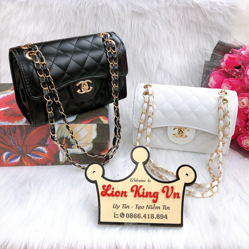 Túi Xách Nữ⚡PG 09⚡Có Ảnh + Video Thật - Giá Rẻ - Da PU Mềm Đẹp - 2 Ngăn + 1 Ngăn Khóa Giữa , Dây Da Luồn Xích Chắc Chắn | BigBuy360 - bigbuy360.vn
