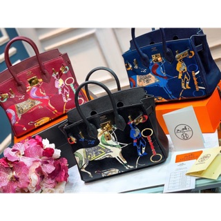 Túi HM HERMES BIRKIN SIZE 30 hoạ tiết