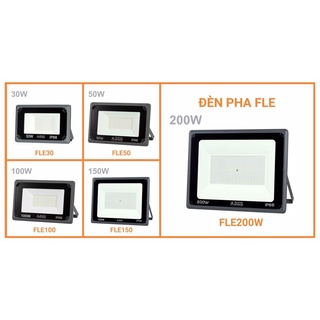 Đèn pha smd: 100% công suất asia - model fle 100w 150w 200w fle100 fle150 fle200