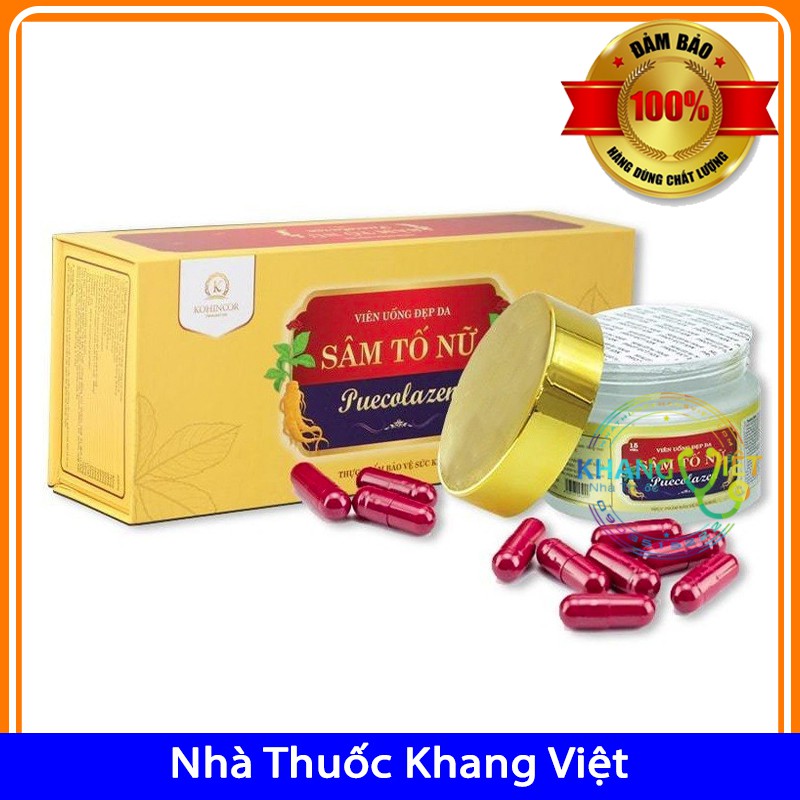 [HÀNG AUTH]  HỘP 3 LỌ SÂM TỐ NỮ PUECOLAZEN - SÂM TỐ NỮ COLLAGEN CHÍNH HÃNG - VIÊN UỐNG ĐẸP DA HIỆU QUẢ SAU 1 HỘP | BigBuy360 - bigbuy360.vn