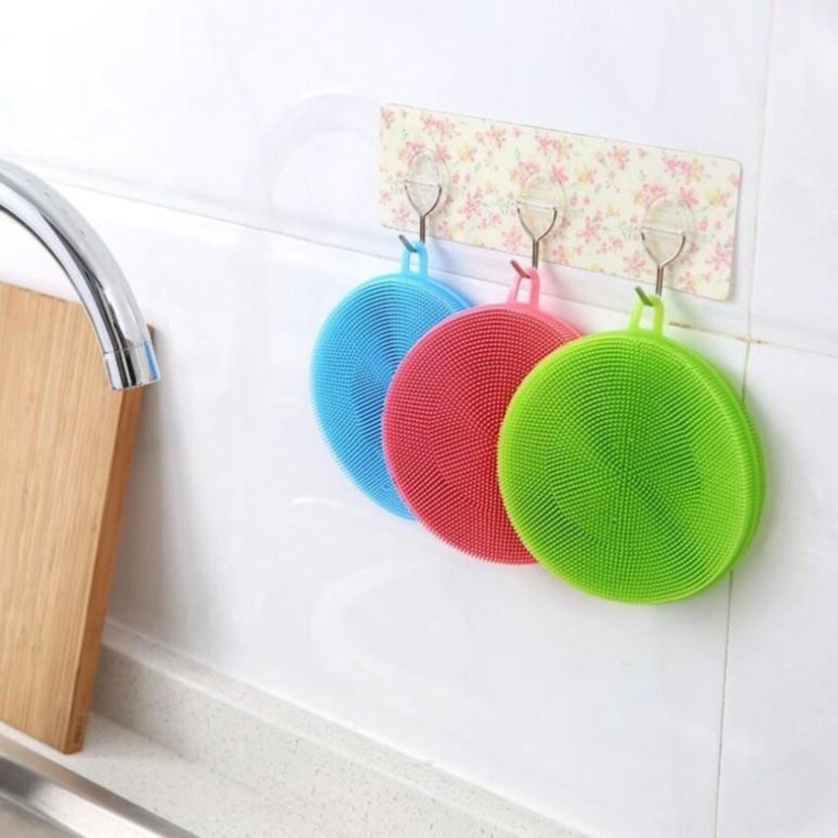Miếng Rửa Chén Bát Silicon Siêu Sạch NAVI