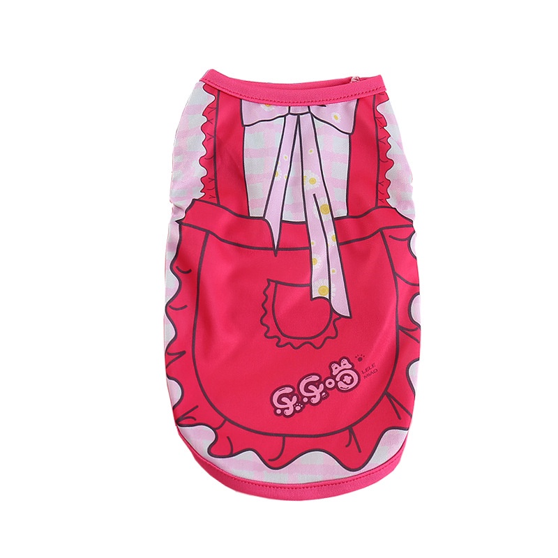 Áo Lưới Thoáng Khí Họa Tiết Chấm Bi Dành Cho Thú Cưng