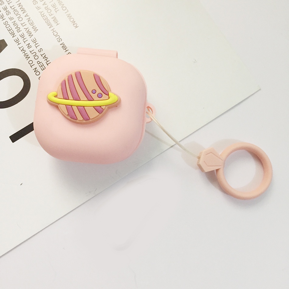 Ốp Điện Thoại Baseus WM02 Bằng Silicon Mềm Chống Rơi Hình Hành Tinh Có Vòng Nhẫn Cho Baseus WM01