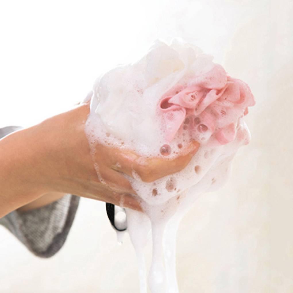 Bông Tắm Dạng Lưới Có Dây Treo Giúp Tẩy Tế Bào Chết Mát Xa Cơ Thể