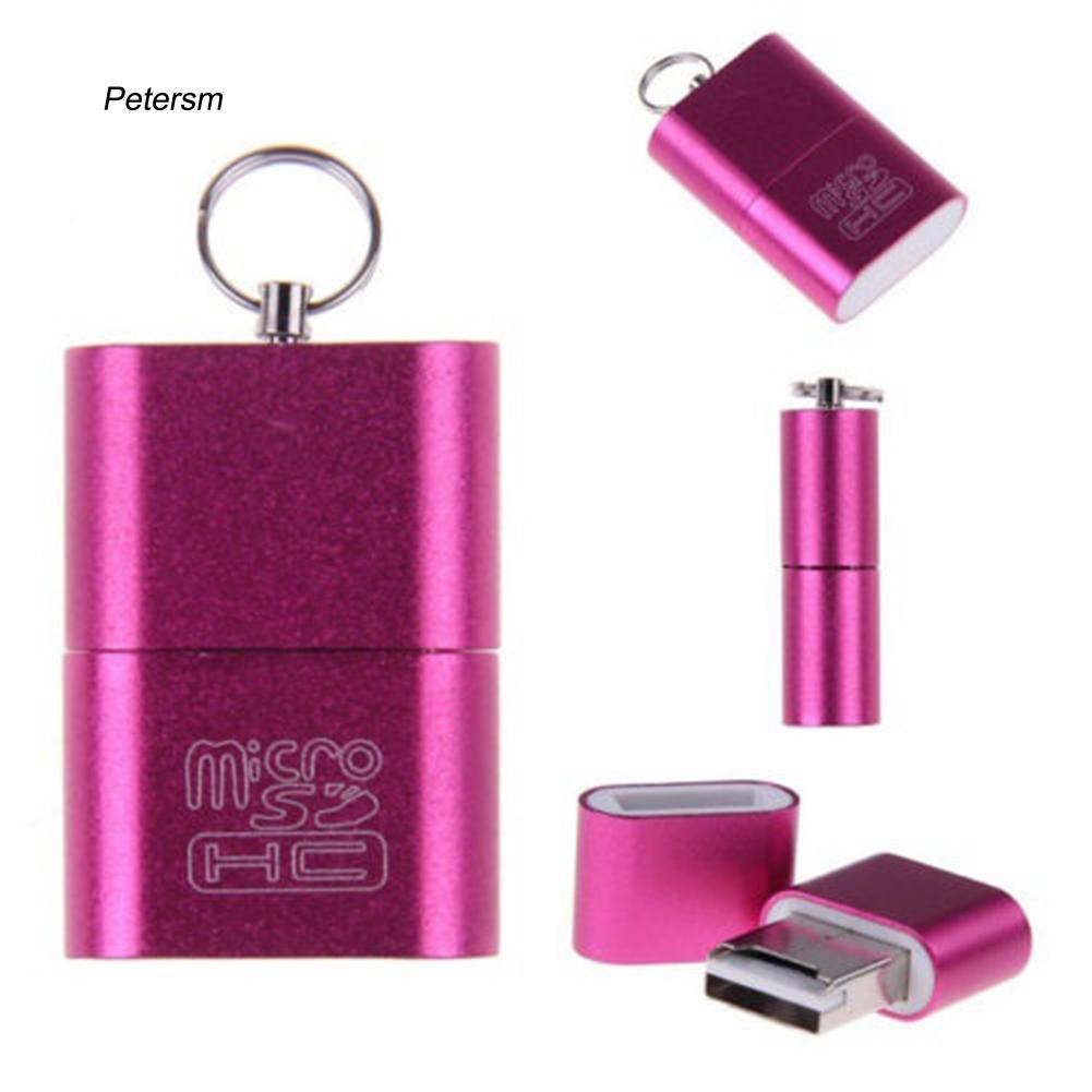 Đầu đọc thẻ nhớ mini với đầu USB 2.0 tốc độ 480Mbps tiện dụng có thể đọc các loại thẻ nhớ Micro SD