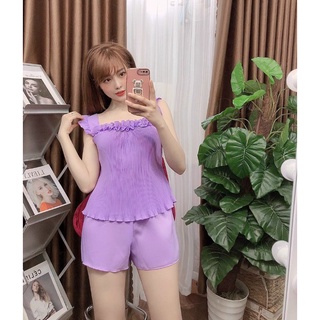 Đồ bộ đùi Kate lụa mặc nhà 472