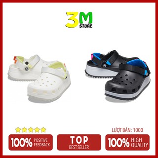 Dép Sục Cross Clog Hiker đế răng cưa Đẹp, Êm, Bền Nhẹ Cho Nam Và Nữ Nhiều Màu