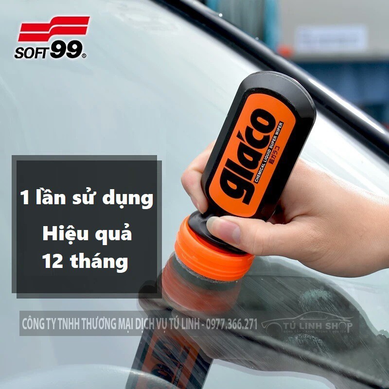 Phủ Nano kính ô tô Ultra Glaco - Soft99