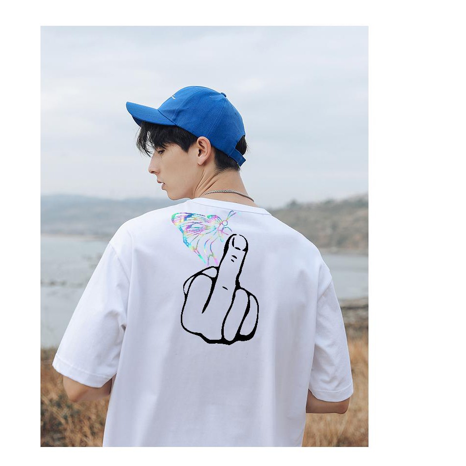 Áo thun Stee FCK BUTTERFLY Phản quang Unisex