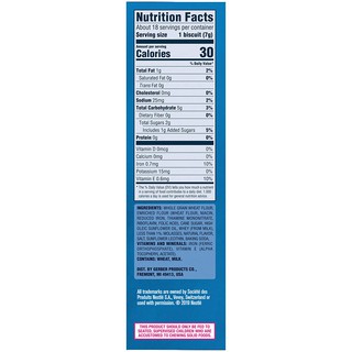 Bánh Ăn dặm GERBER Hương vanilla 42g