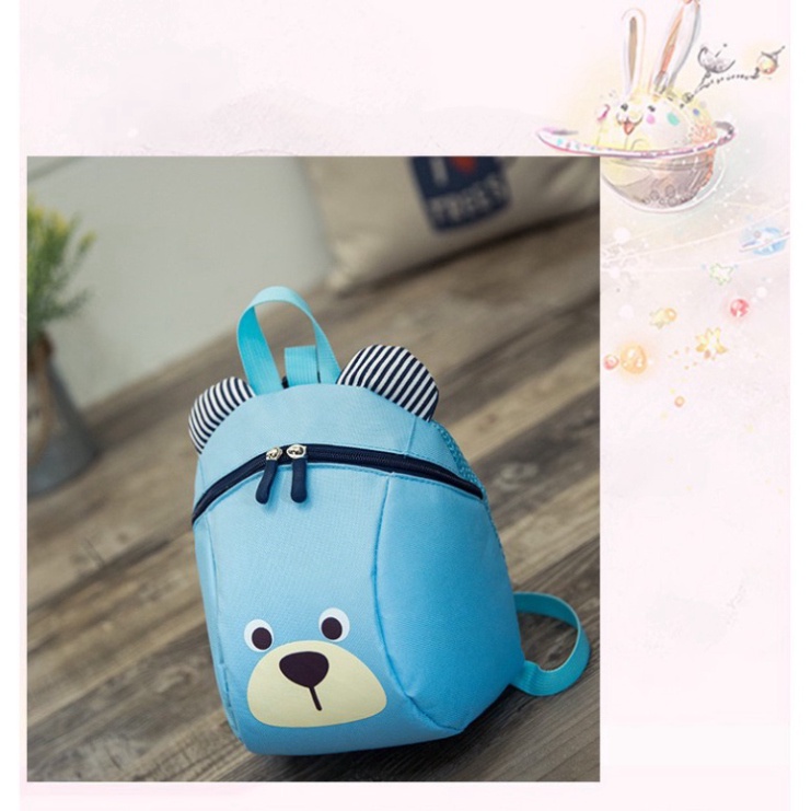 balo trẻ em hình gấu siêu dễ thương - balo cho bé trai bé gái Babyjoy Mart