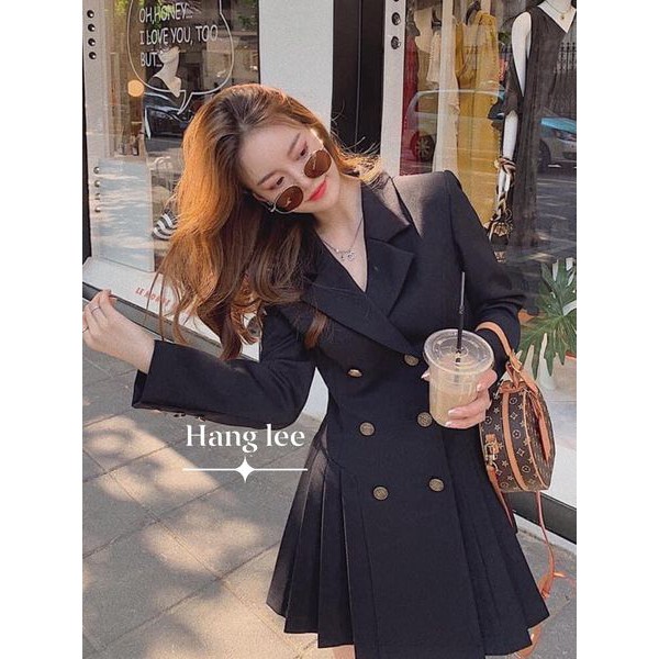 ( SẴN) VÁY CỔ VEST QCCC