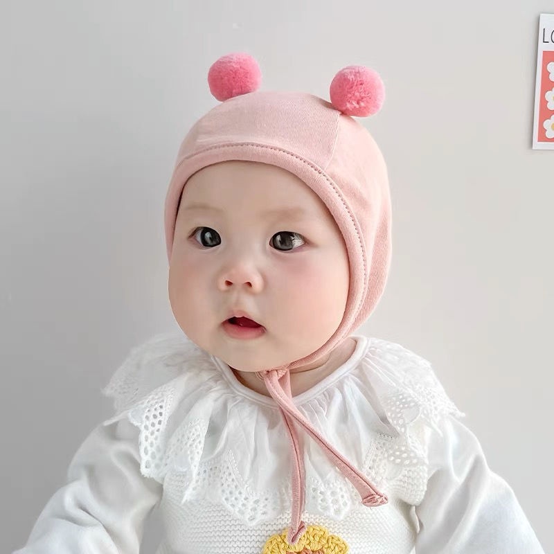 Mũ Tai Heo Siêu Dễ Thương Bảo Vệ Tai Cho Bé Sơ Sinh