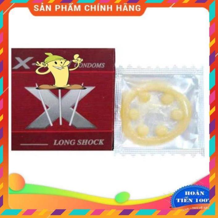 combo 2  Bao cao su 6 bi siêu gai khổng lồ - siêu kéo dài thời gian yêu hộp 1 chiếc -thời trang mini