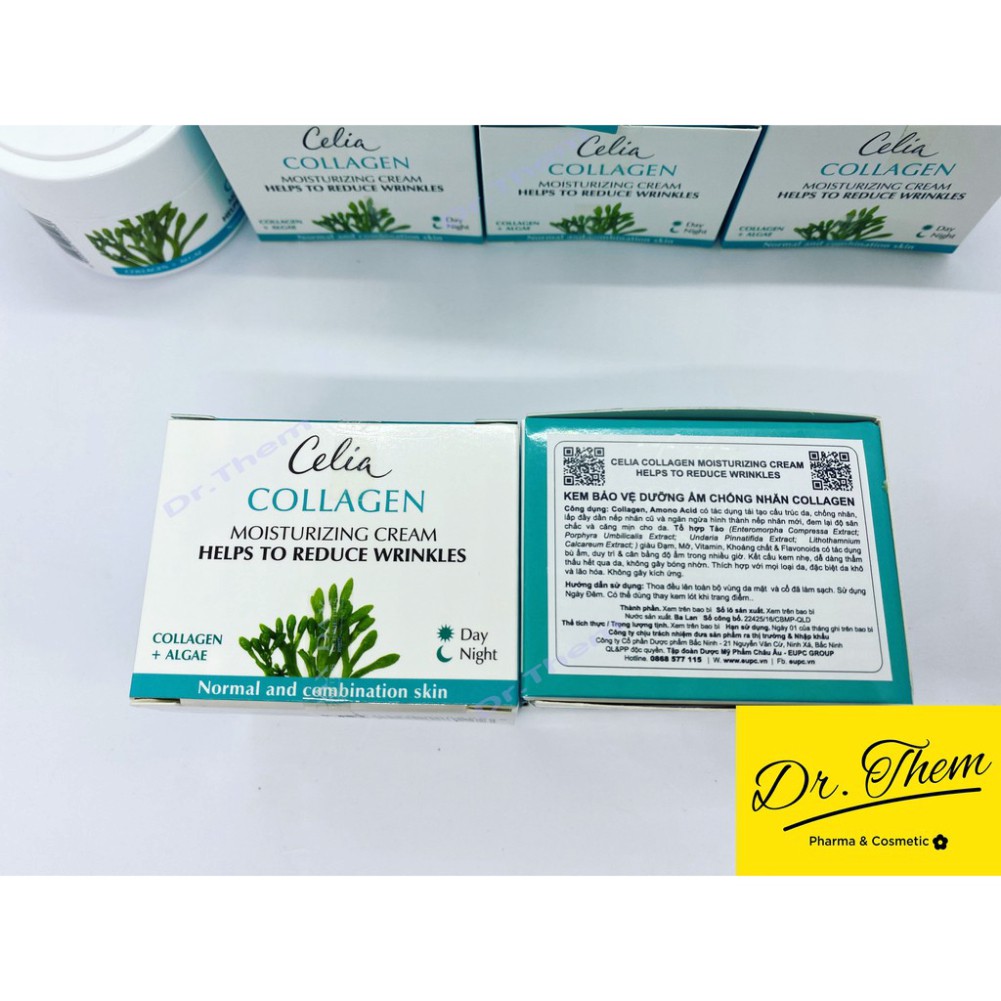 1211 ✅[CHÍNH HÃNG] Celia Collagen Kem Bảo Vệ Dưỡng Ẩm Chống Nhăn - Celia Collagen Moisturizing Cream Helps To Reduce Wri