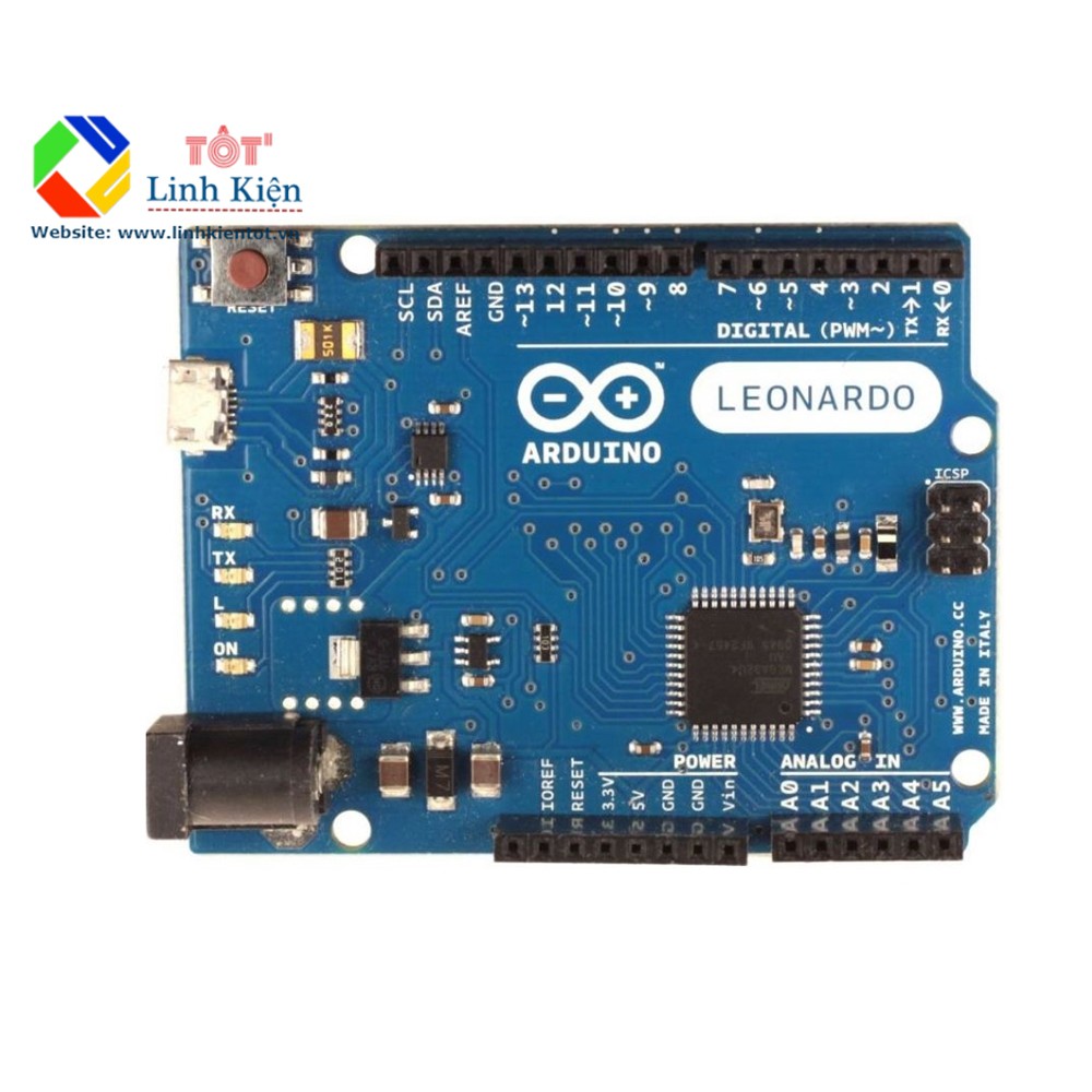 Arduino Leonardo ATmega32u4 - tặng kèm cáp dữ kiệu