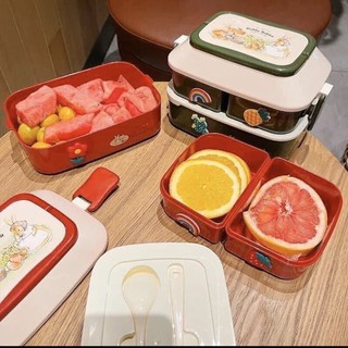 Hộp cơm lúa mạch văn phòng bằng nhựa PP cao