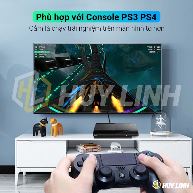 Đầu chuyển DVI ra HDMI - DVI 24 chân + 1 ra HDMI chân đồng siêu nét HL459