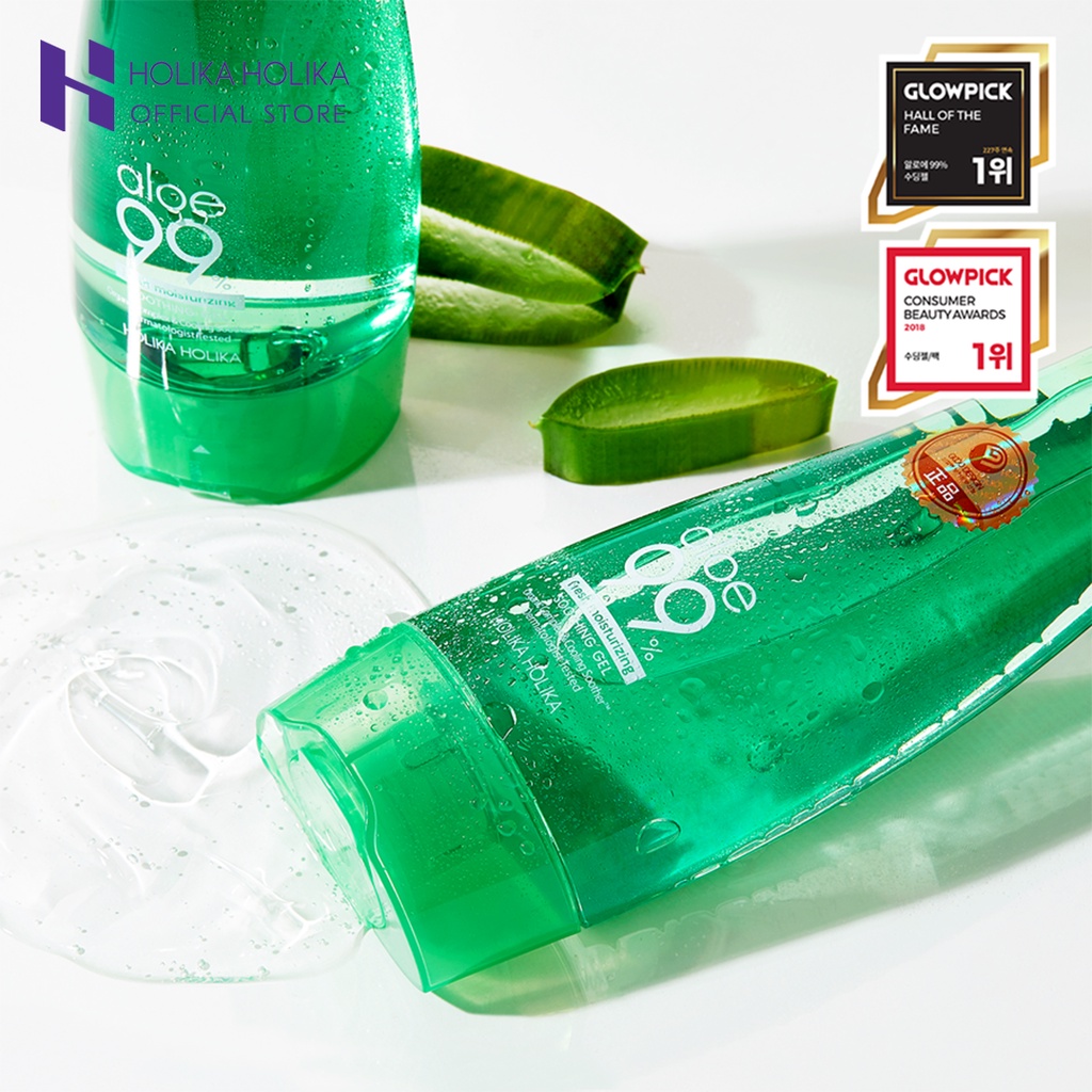 Gel dưỡng ẩm HOLIKA HOLIKA 250ml 99% lô hội làm dịu da | BigBuy360 - bigbuy360.vn