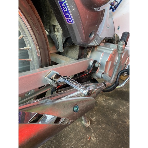 Giá 1 đôi/ Gác Để chân sau inox salaya các dòng xe máy yamaha,honda