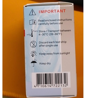 Que thử mỡ máu, cholesterol cho máy đo Easy Touch GCU