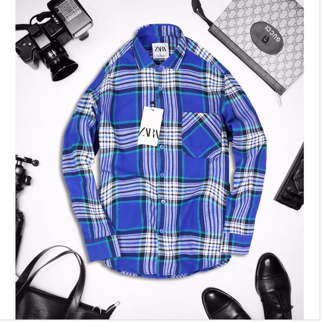 Áo Sơ Mi Nam Sọc Caro Vải Nỉ Siêu Hot Bán Chạy Nhất. HP