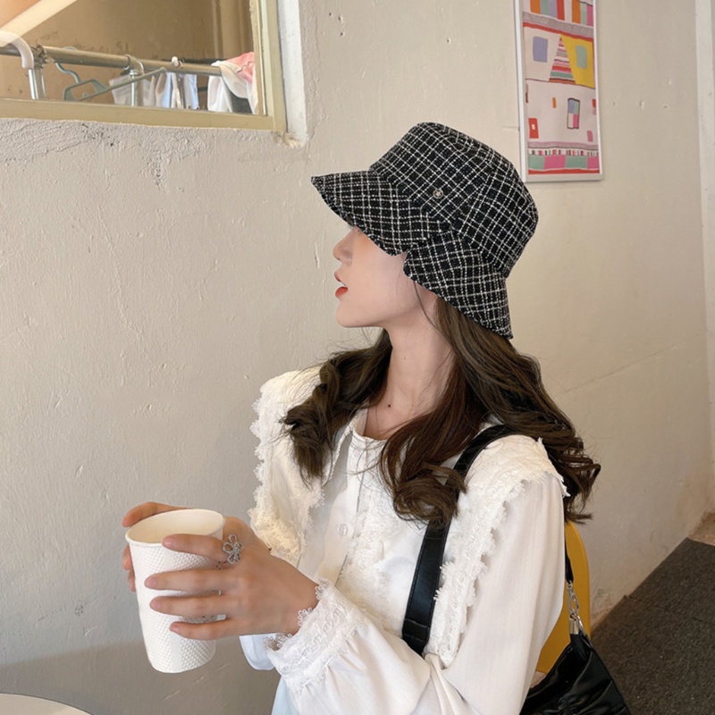 Mũ Tai Bèo Chống Nắng Họa Tiết Kẻ Sọc Thời Trang Thanh Lịch