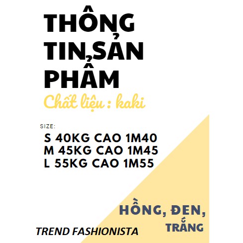 Quần đùi nữ mặc nhà lưng cao chất kaki dày mịn xỏ dây hai bên Basic hàng chuẩn shop.