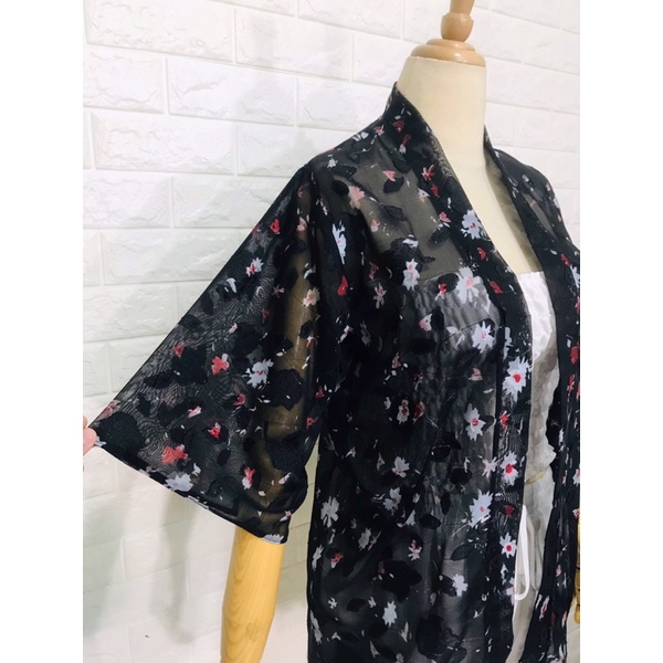 Áo Kimono Rose new