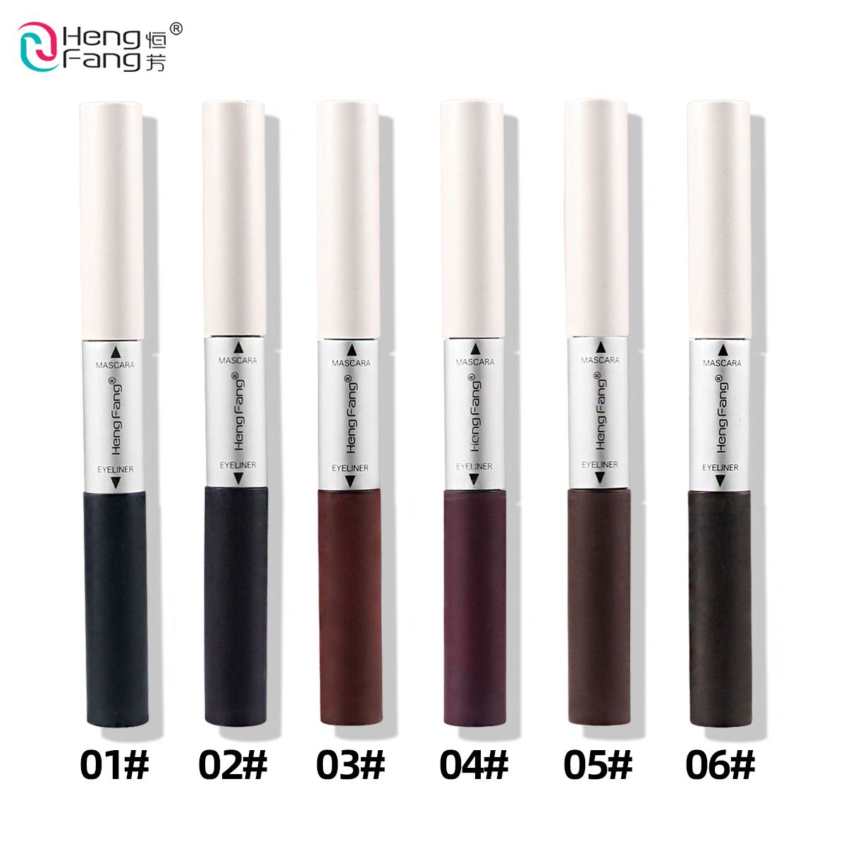 Mascara Kiêm Bút Kẻ Mắt Hengfang H6235 4g + 4g Hai Đầu Không Thấm Nước Lâu Trôi | BigBuy360 - bigbuy360.vn