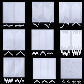 Set 24 tấm phen dán móng (french móng)