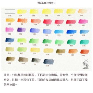 SÉT 40 màu nước dùng thử Van Gogh