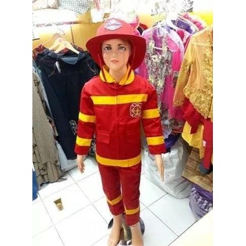Bộ Đồ Lính Cứu Hỏa Chuyên Nghiệp Cho Bé