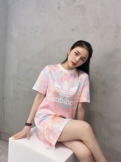 [Full tag code] Váy Adidas hoạ tiết loang 2020