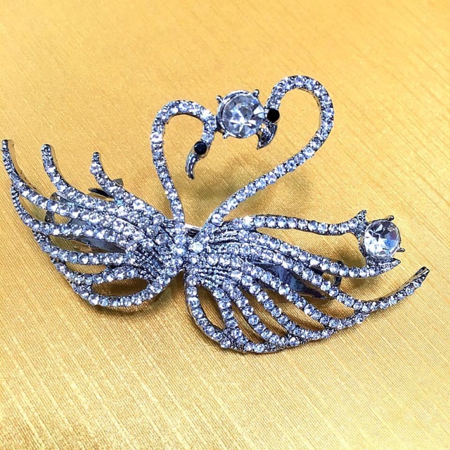 *kẹp tóc Hàn Quốc hình đôi thiên nga trắng