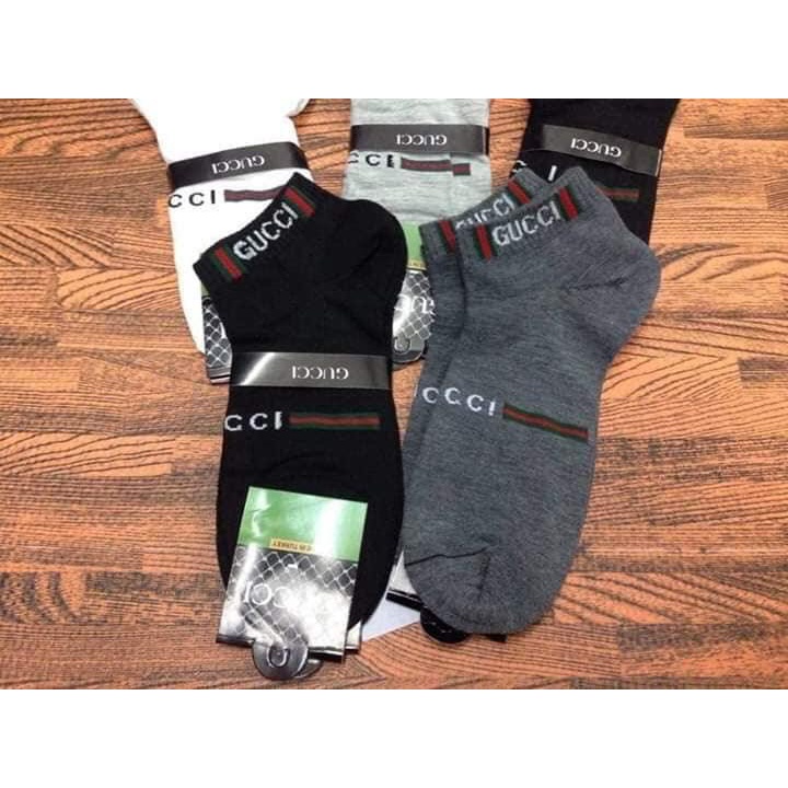 Combo 10 đôi tất gucci nam cổ ngắn - Mã: TS TV 53