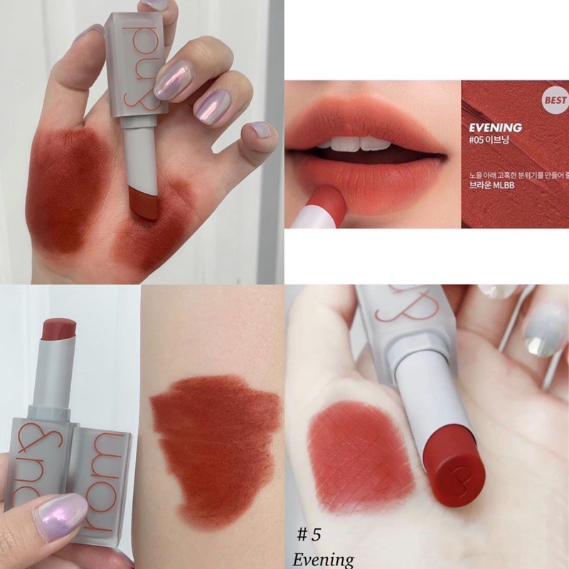 Son Thỏi Lì Siêu Nhẹ Môi Romand Zerogram Lipstick 2020