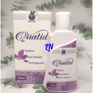 Sữa rửa mặt làm sạch da, giảm dầu, ngừa mụn quatid 120ml