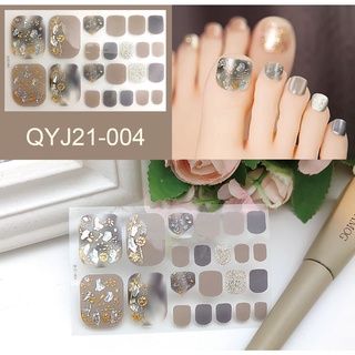 Miếng dán móng chân  - Sticker dán móng chân 3D không thấm nước, N1