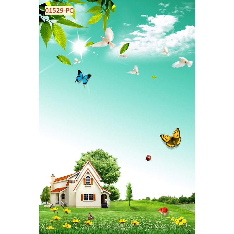 Tranh phong cảnh thiết kế đẹp theo xu hướng hiện đại, hình ảnh sáng tạo