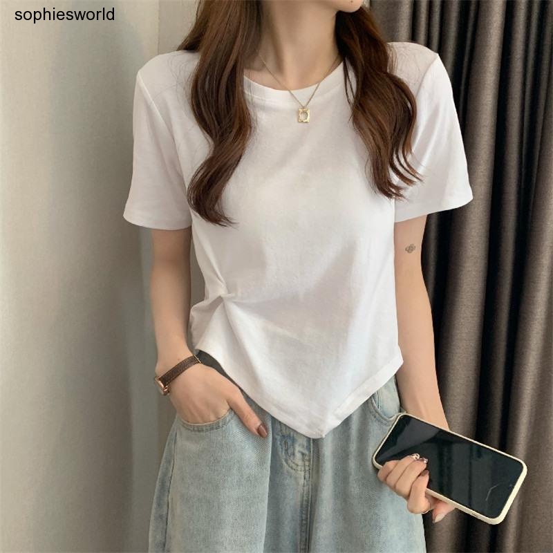 Áo Thun Tay Ngắn Dáng Rộng Thời Trang Mùa Hè Cho Nữ