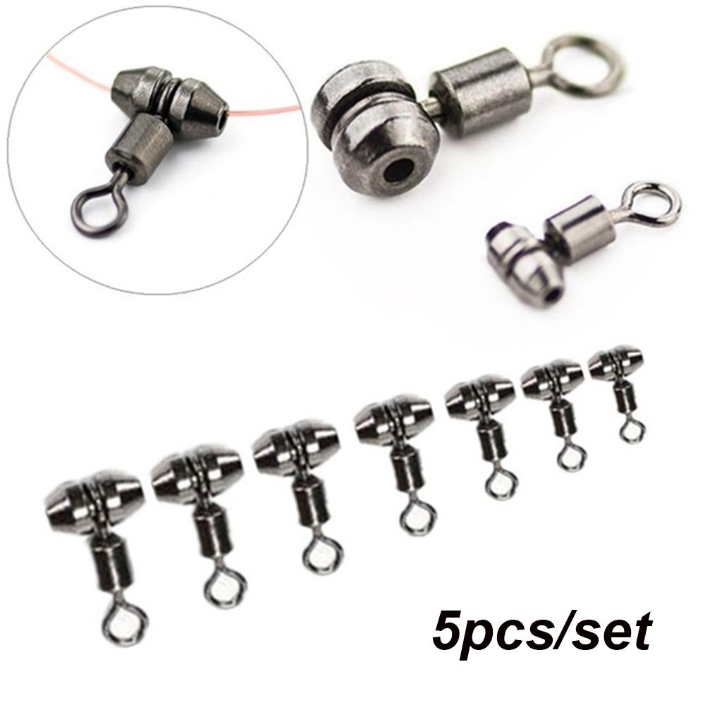 Set 5 Khuyên Nối Câu Cá Bằng Thép Không Gỉ Chất Lượng Cao