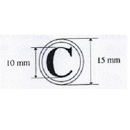 Con dấu chữ C (Chuẩn thông tư 24 Bộ Công An)