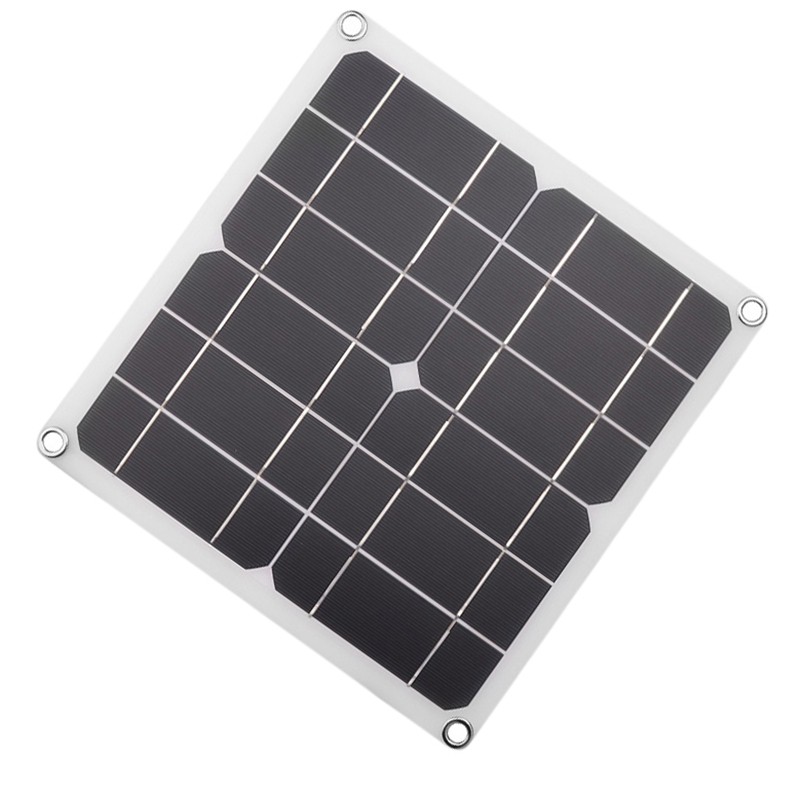 5V 15W Semi-Flexible Monocrystalline Solar Charger Panel Solar Cells for USB Charging Waterproof