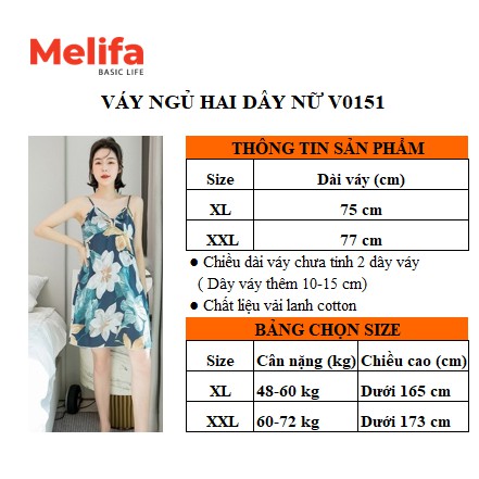 Váy ngủ hai dây nữ phong cách nữ tính chất  cotton lanh thoáng mát nhiều màu mã V0151 | BigBuy360 - bigbuy360.vn