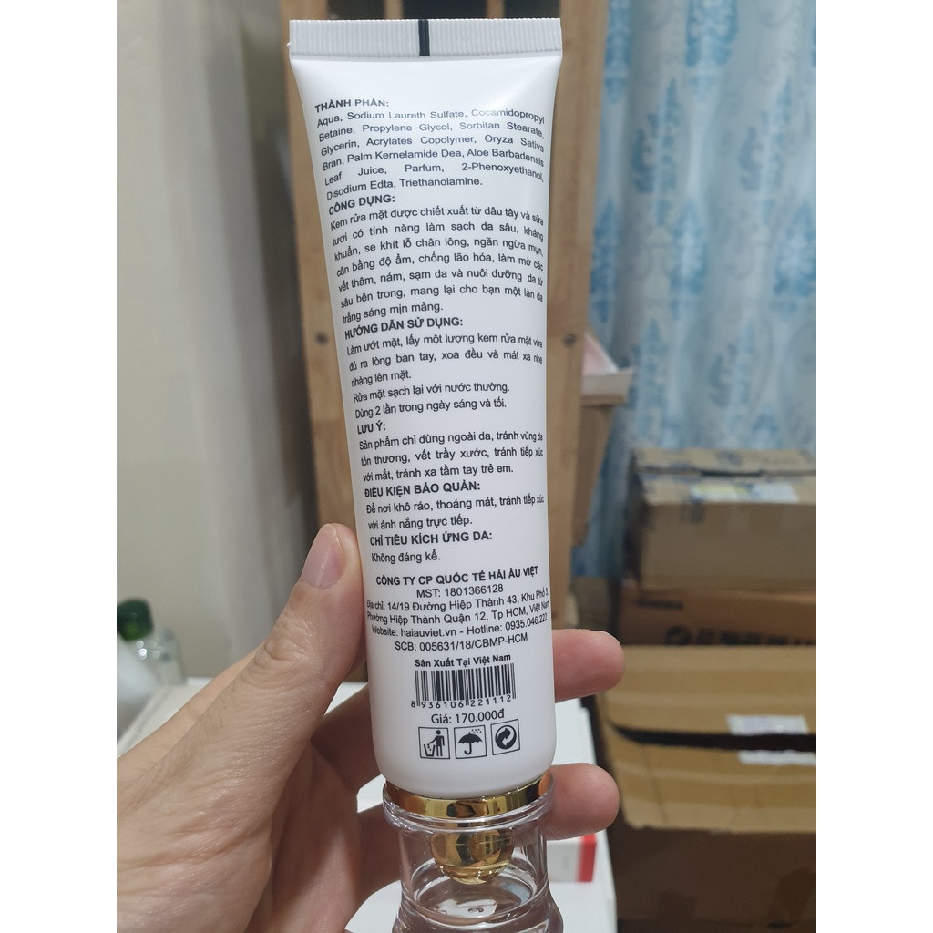 Sữa Rửa Mặt Ngừa Mụn, Mờ Nám, Trắng Da.Kem Rửa Mặt Napoli Không Bọt -Hà Mi mart | BigBuy360 - bigbuy360.vn