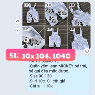Yếm mickey cực xinh