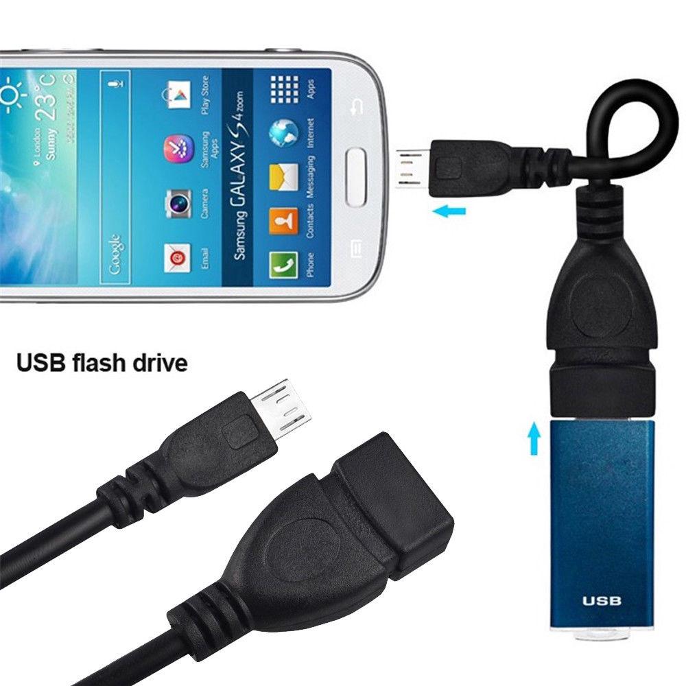Dây cáp otg chuyển đổi micro usb sang usb 2.0 cho điện thoại android , tablet